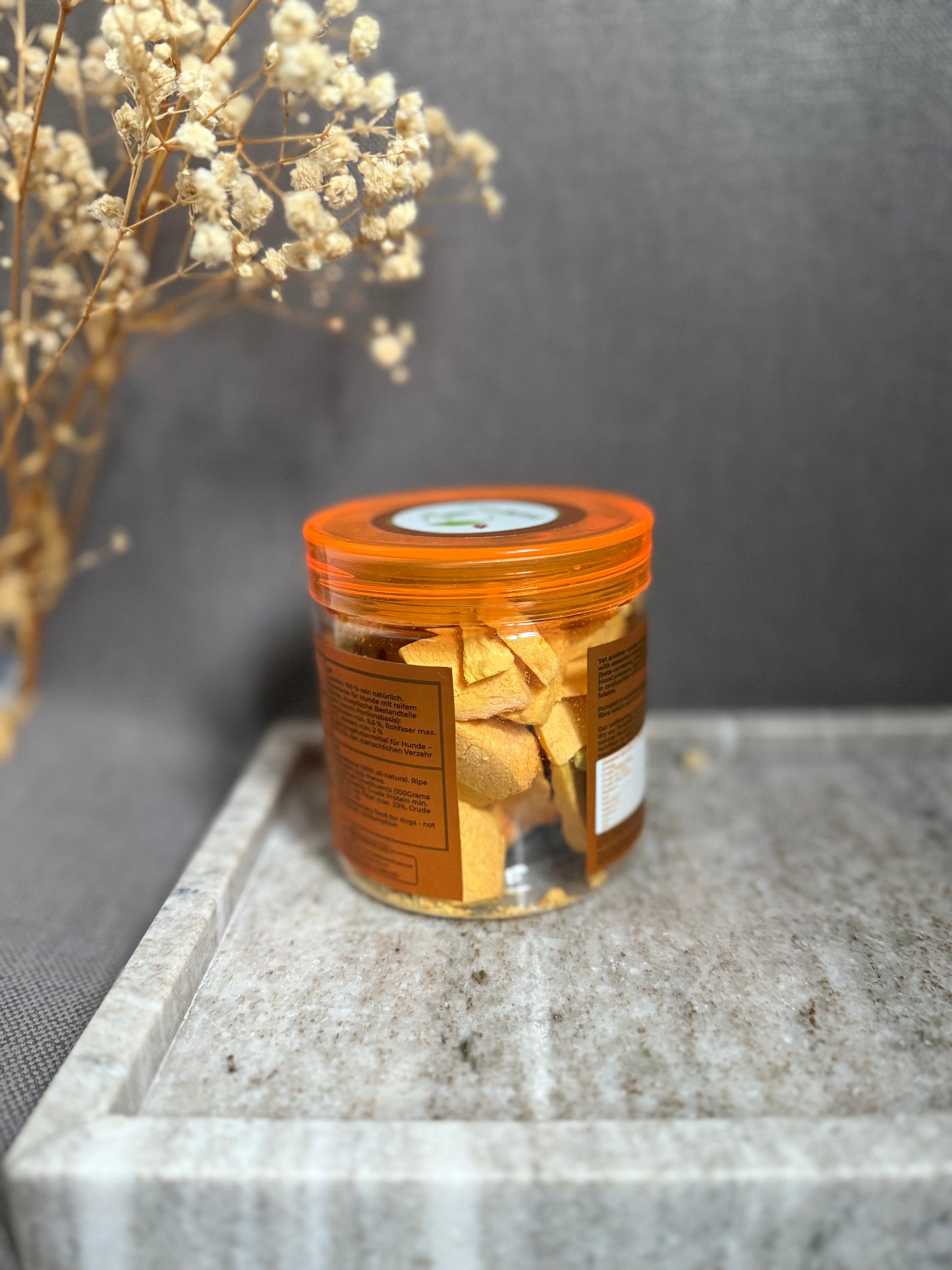 Citrouille lyophilisée