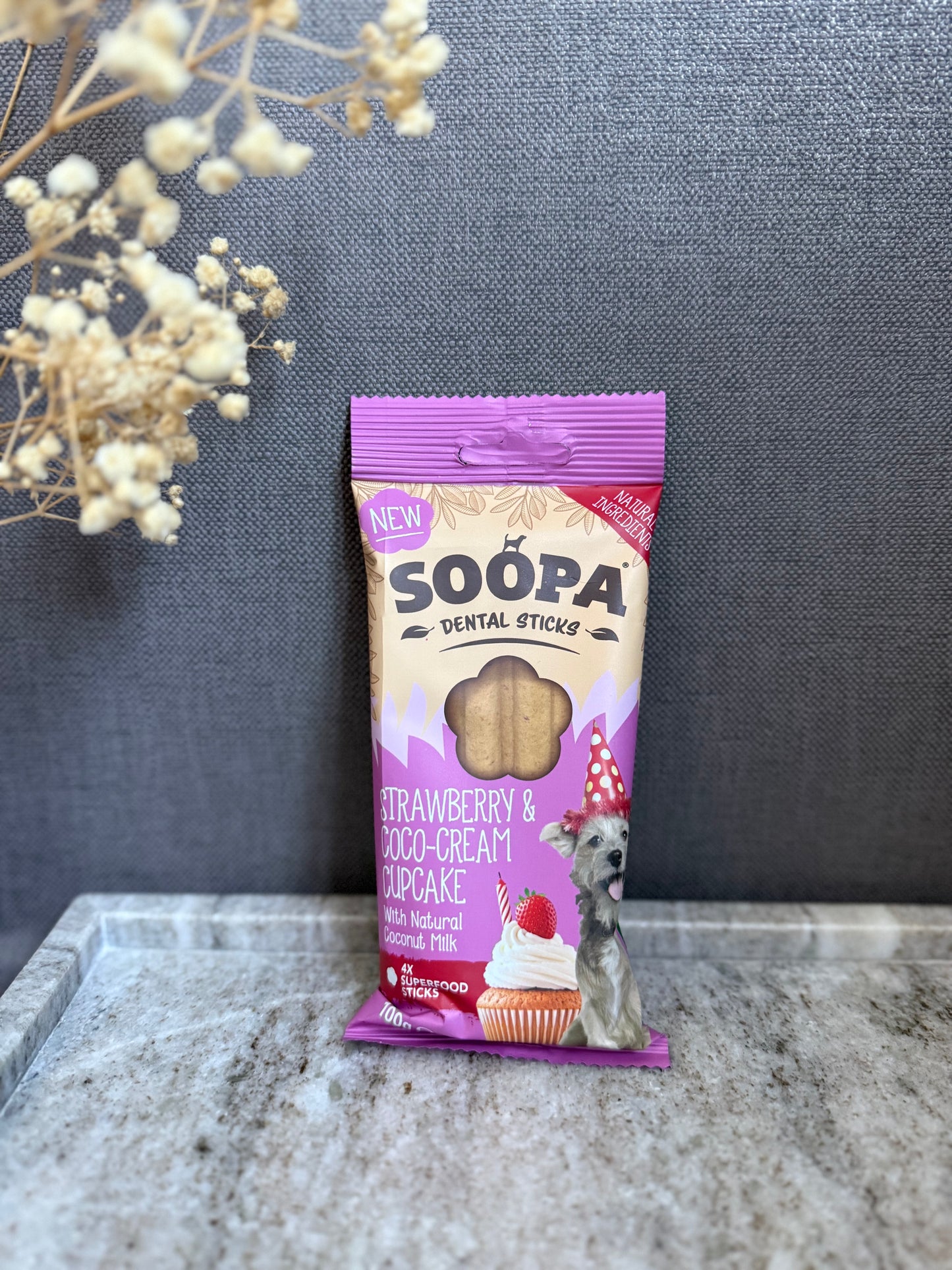 Bâtonnets dentaires Cupcake