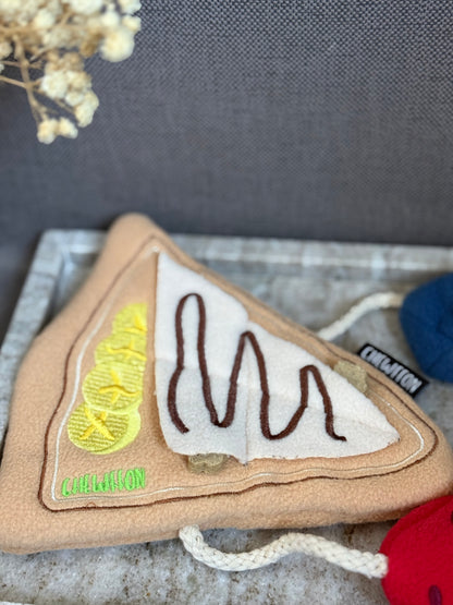 Crêpe aux fruits - peluche de fouille