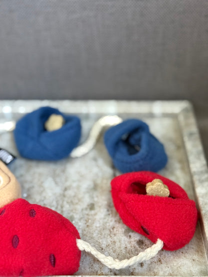 Crêpe aux fruits - peluche de fouille