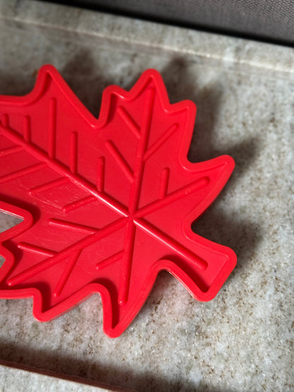 Tapis de léchage feuille d'érable