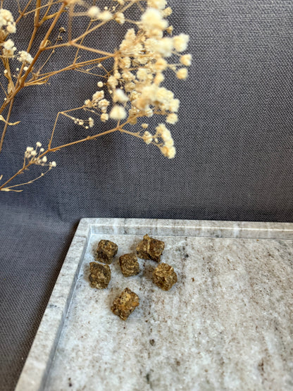 Cubes de saumon