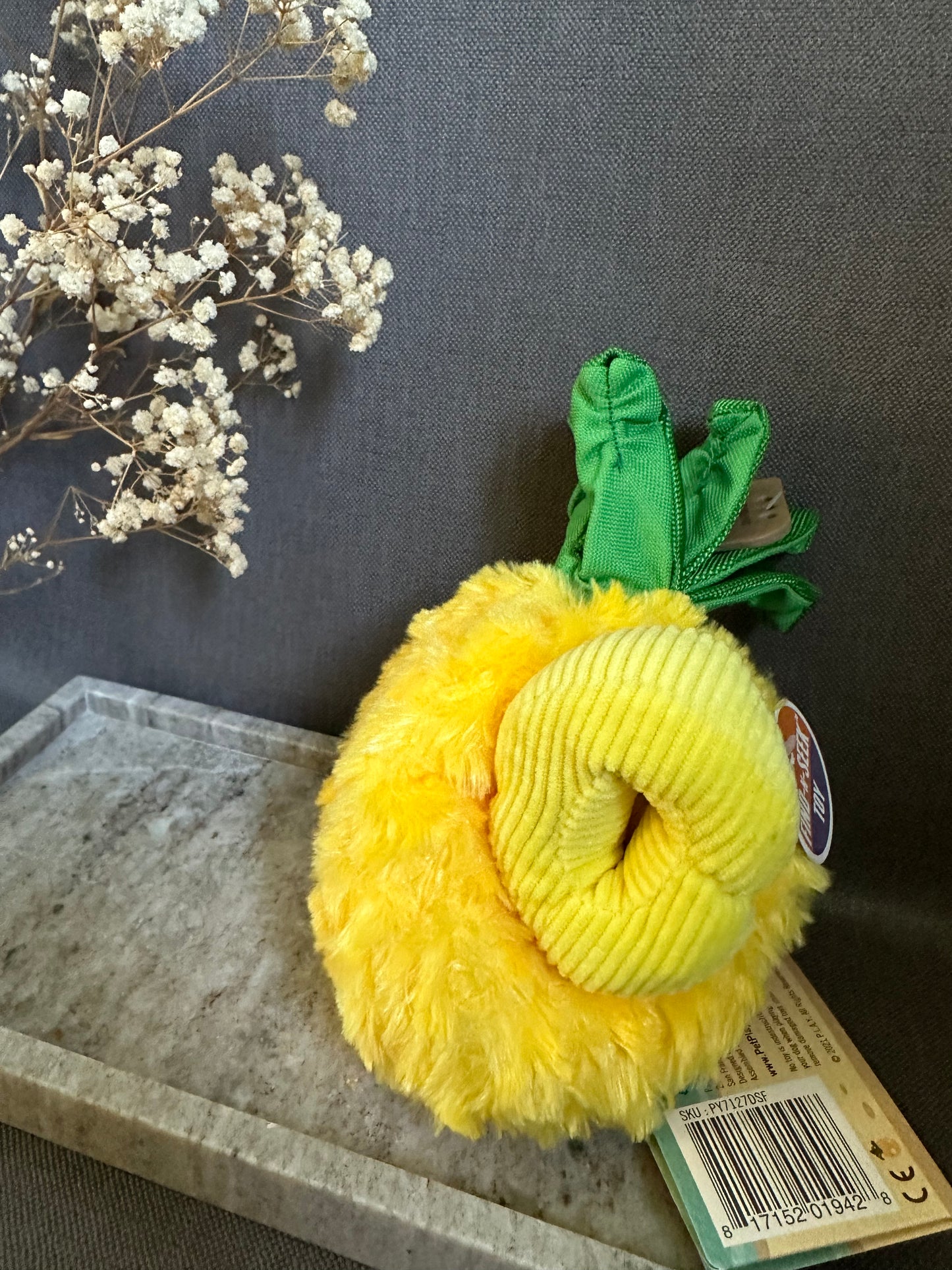 Peluche de fouille ananas