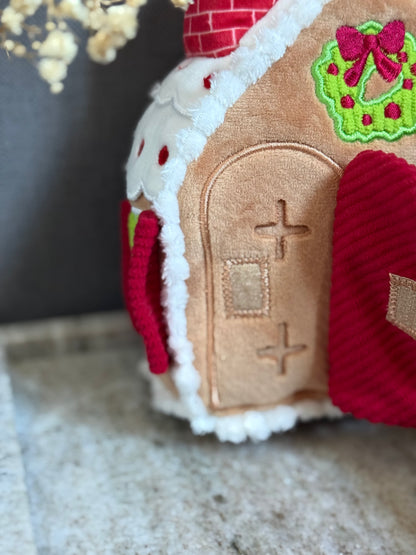 Maison pain d'épice - peluche de fouille