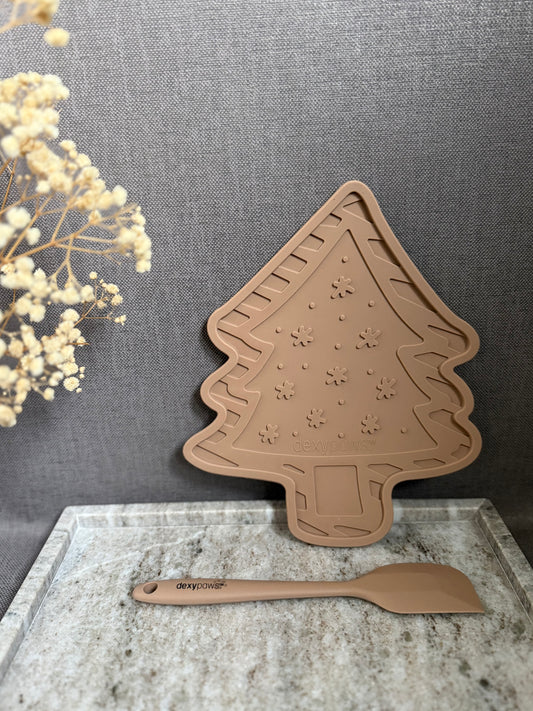 Tapis de léchage sapin de Noël